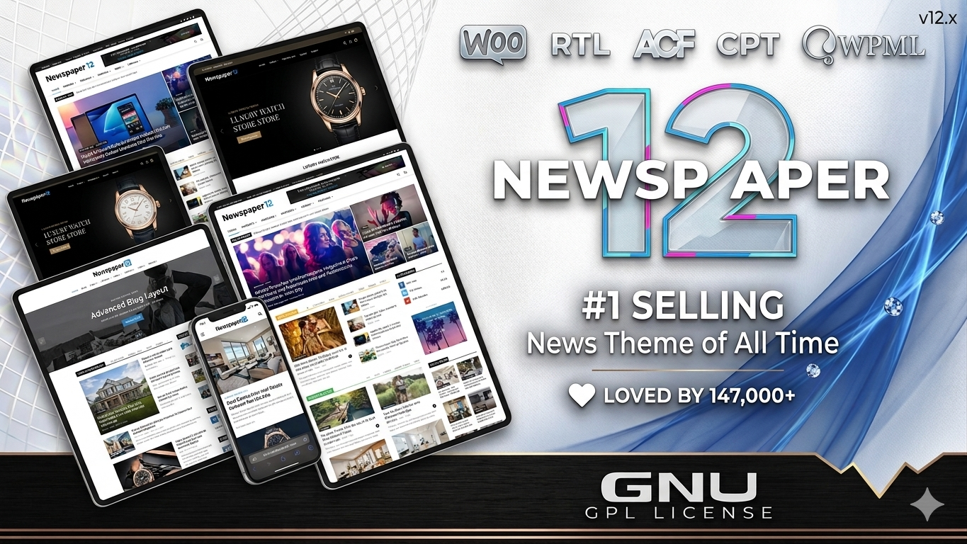 Newspaper Theme Free Download v12.7.5 (Cloud Templates)