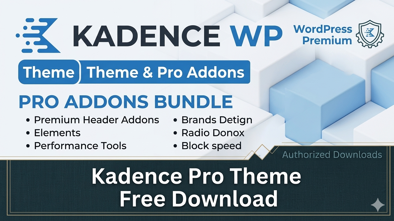 Kadence Pro Theme Free Download v1.1.19