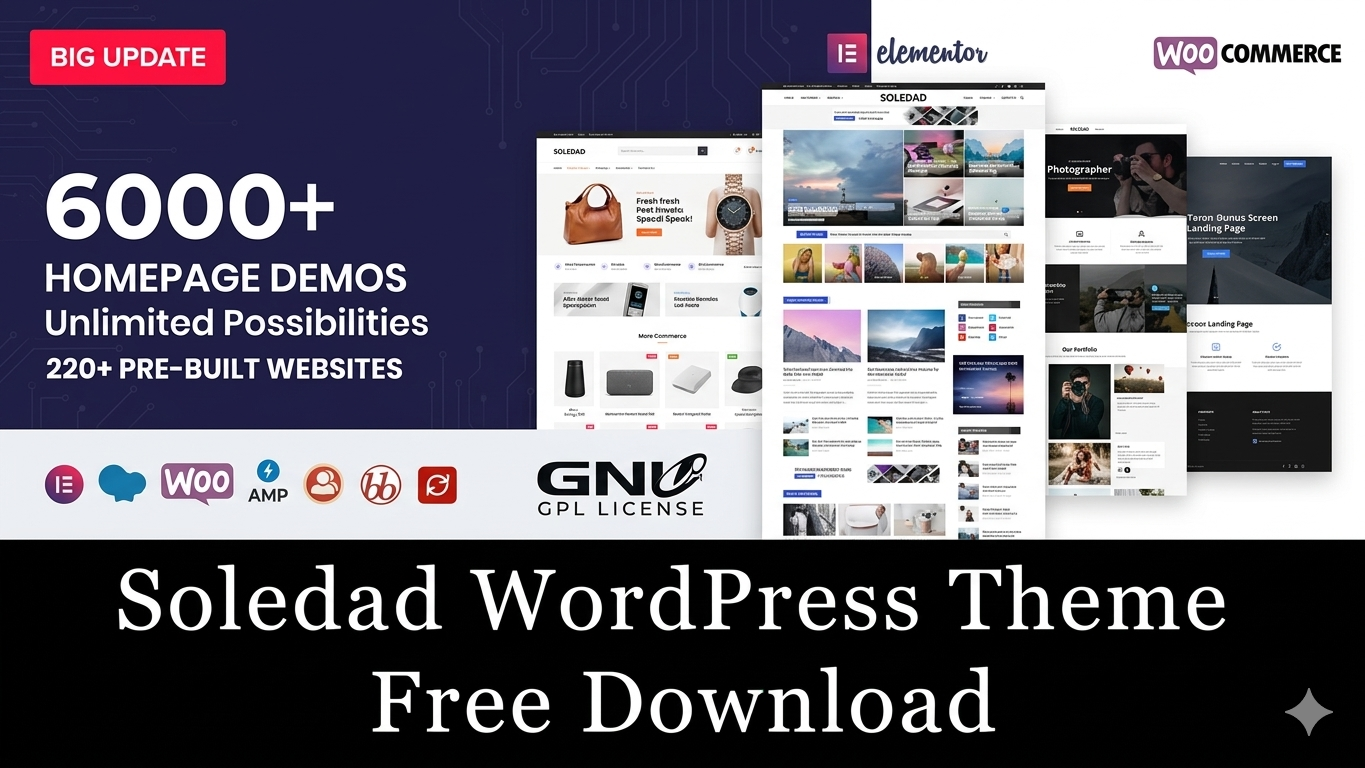 Soledad WordPress Theme Free Download v8.7.2